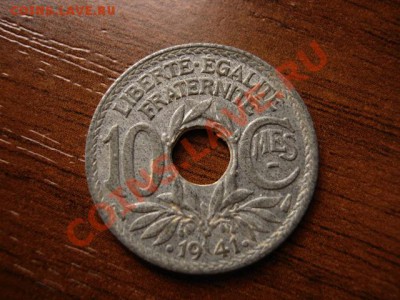 1Франция 10 сантимов 1941 цинк до 09.03.12 в 17.00 М - IMG_5665