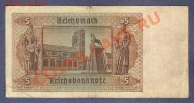 --ГЕРМАНИЯ 5-РЕЙХСМАРОК-1942.--до.10.3.12-22:00 МСК. - ГЕРМАНИЯ.5-МАРОК.19421