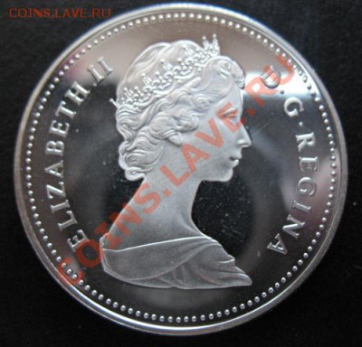 1982 Канада, 1$, серебро, до 13.03 в 21-00 мск - кан череп пр а