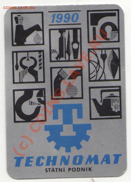 Чехословацкий календарик, 1990. - img184