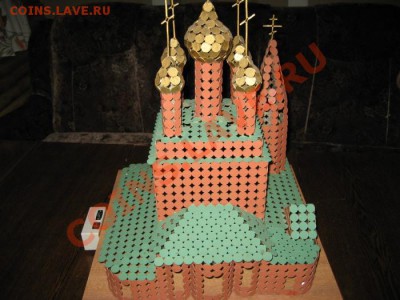 Модель храма из монет - 3