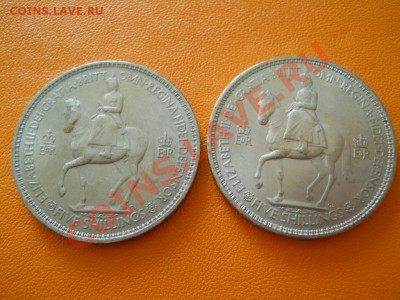 АНГЛИЯ 1 крона 1953. 2 ШТУКИ! С рубля! До 15.03.12. 22-00 - 2.JPG