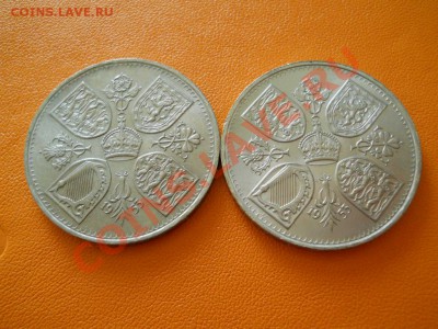 АНГЛИЯ 1 крона 1953. 2 ШТУКИ! С рубля! До 15.03.12. 22-00 - 3.JPG