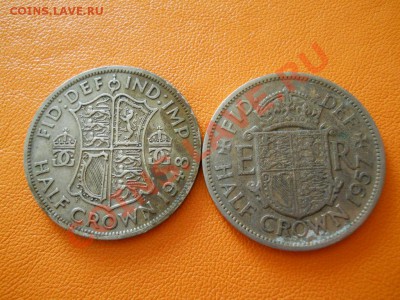 Англия, 2 шт. пол. кроны на опыты! С рубля! 15.03.12. 22-00 - DSCN0084.JPG
