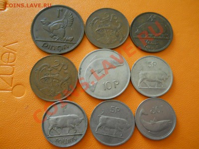 ИРЛАНДИЯ МЕГА ЛОТ 9 монет! С рубля! До 15.03.12. 22-00 - 1.JPG