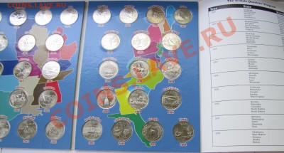 Квотеры, Доллары США в альбомах UNC! - US 25 cents States set in Album (2).JPG
