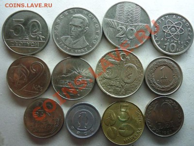 Иностранные монеты на оценку - лот-1