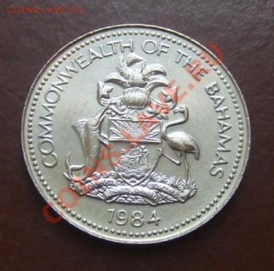 БАГАМСКИЕ О-ВА 5 центов (1984) до 12.03. (21.30) - Багамы 5 центов А