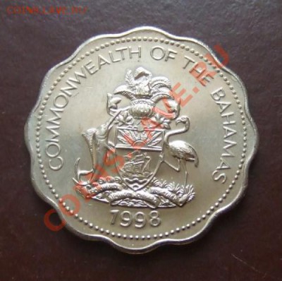 БАГАМСКИЕ О-ВА 10 центов (1998) до 12.03. (21.30) - Багамы 10 центов А
