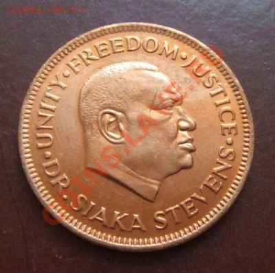 СЬЕРРА-ЛЕОНЕ 1 цент (1980) до 12.03. (21.30) - Сьерра 1 ц. А