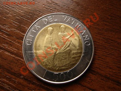Ватикан 500 лир 1986 биметал до 13.03.12 в 21.00 М - IMG_5856