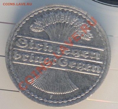50 пфенингов 1921г. мон. двор.F Веймарская республика - 30.JPG