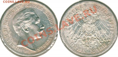 Германия, 3 м 1911, Пруссия - до 22-00мск 15.03 - ger-3m-1911