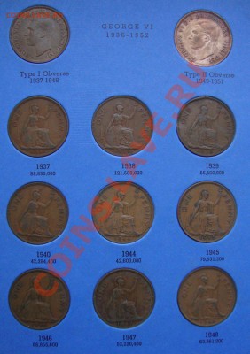Продажа наборов иностранных монет - GB-PENNY-SET-02