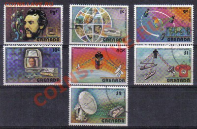 Марки мира и СССР - Гренада 1977 Связь