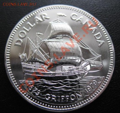 1979 Канада, 1$, серебро, до 20.03 в 21-00 мск - кан кораб
