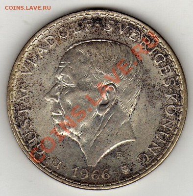 Ag Швеция 5 крон 1966 Юбилей реформ до 19.03.12 в 22ч (1091) - img329