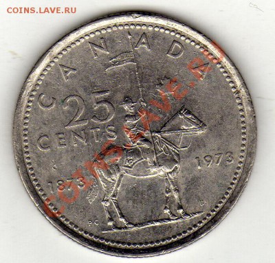 Канада 25 центов 1973 Конная полиция до 19.03.12-22ч (1670) - img369
