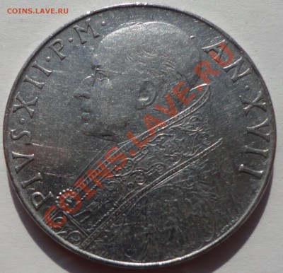 Ватикан 100 лир 1955 - 2
