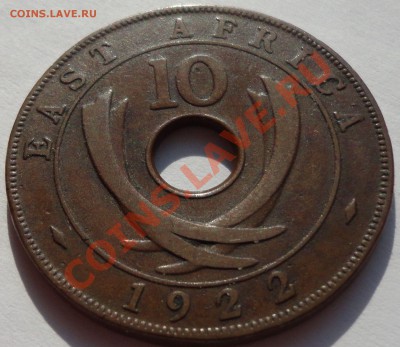 Британская Восточная Африка - 10 центов, 1922 - 1