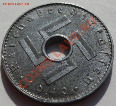 3 РЕЙХ. 5 рейхспфеннингов - 1940. Цинк. Нечастая! - 3