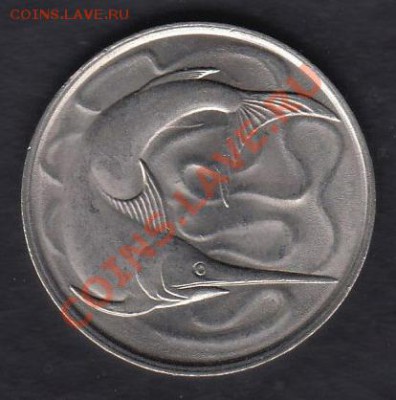 Сингапур 20 центов 1980 до 17.03.2012 22-00 - 222
