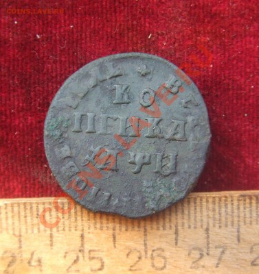 петровские копейки 1707.8.9.15гг-оценка.опознание - 3коп-1