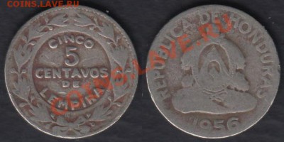 Гондурас 5 центаво 1956 до 17.03.2012 22-00 - Гондурас 5 центаво 1956