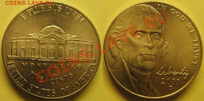 США 5 центов 2011 до 20.03.2012 - 5ц