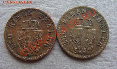 -Германия- Пруссия 1 пфеннинг 1868 В, 2 шт. - до 22.03.2012 - DSC05224.JPG