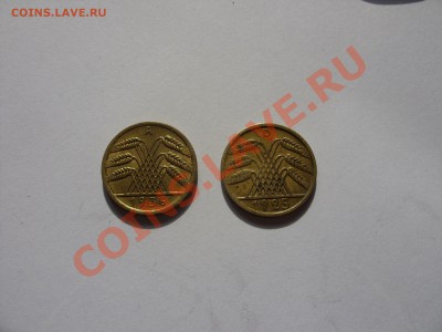 Иностранные монеты 1850-1940 годов (пополн. тема) - 5 рейхспфеннигов - 2