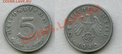 1 рейхспфенниг 1945 А еще с крестом - ГЕРМАНИЯ 5 ПФЕННИГ 1940 А 3 РЕЙХ.JPG