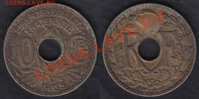 Франция 10 сантимов 1935 до 19.03.2012 22-00 - Франция 10 сантимов 1935