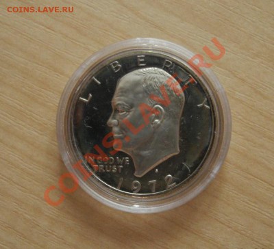 Доллар 1972 UNC (в капсюле) до 22.03.12 до 22.00 мск - фото 1