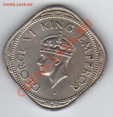 БРИТ.ИНДИЯ 2 АННЫ 1947 ДО 22.03.12-22Ч (1706) - 30