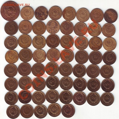 погодовка 1 копейка, 1924-1991, до 24.03.2012 г. 22.00 - 1к аверс 300
