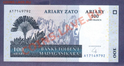 --МАДАГАСКАР.100 И 200-АРИАРИ.ПРЕСС.--до.22.3.12-22:00 МСК. - МАДАГАСКАР.100-АРИАРИ.2004.