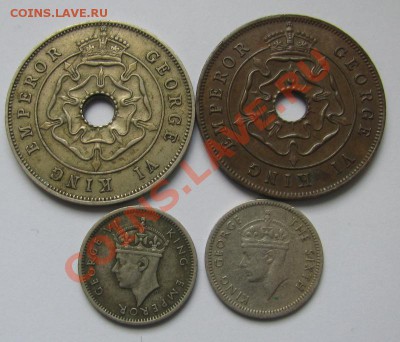 Южная Родезия 1942-48 несколько монет - 08